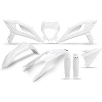 Image of BEKIT802F@043 - UFO Full Plastics Kit For Beta For Beta RR 250 2025-2026 - White