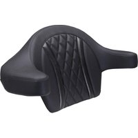 Image of 88430 - Mustang Extended Arm Wrap-Around Backrest For Harley Davidson FLHX 1923 2024-2026 - Black