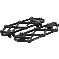 Image of 410-053 - Arlen Ness Diamond Rider Floorboards For Harley Davidson FLD 1690 2012-2013 - Black