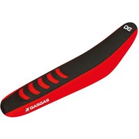 Image of 1909H - Blackbird Double Grip 3 Seat Cover For Gas Gas EC125 2025 - Black/Red