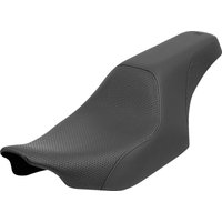 Image of 823-07-147 - Saddlemen Profiler Basketweave/Smooth Seat For Harley Davidson FLHX 1923 2024-2026 - Black