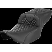 Image of 823-07-19000 - Saddlemen Roadsofa Extended Reach Honeycomb Seat For Harley Davidson FLHX 1923 2024-2026 - Black