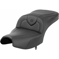 Image of I22-02-187 - Saddlemen Roadsofa Standard Reach Plain Seat For Indian Pursuit 108 2024-2026 - Black