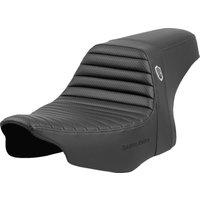 Image of SC82307T - Saddlemen Pro Series SDC Performance Black Gripper Lumbar Grip Seat For Harley Davidson FLHX 1923 2024-2026 - Black