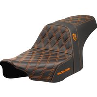 Image of SC82307D3 - Saddlemen Pro Series SDC Performance Grip Seat For Harley Davidson FLHX 1923 2024-2026 - Black/Orange