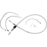 Image of 32341HE - Magnum Shielding Sterling Chromite II Quick Connect Clutch Cable For Harley Davidson FLDE 1750 2018-2020 89 cm (35") - Chrome