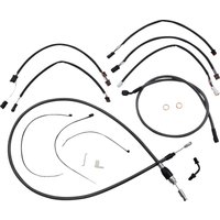 7871162 - Magnum Shielding KarbonFibr Designer Handlebar Cable Install Kit For Harley Davidson FXFB 1750 2018-2019 38 - 43cm (15" - 17") - Carbon Fiber/Silver