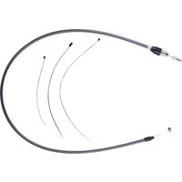 723804HE - Magnum Shielding KarbonFibr Quick Connect Clutch Cable For Harley Davidson FLHX 1923 2024-2026 99 cm (39") - Carbon Fiber/Silver