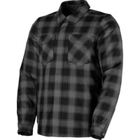 2820-7744 - Icon Fallblock Flannel Jacket Small - Black/Grey