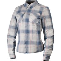 Image of 2822-1908 - Icon Womens Fallblock Flannel Jacket X-Large - Blue/Grey/Red/White