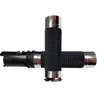 Image of K25-CH-F24 - Avon Grips K25 Diamond Grips For Harley Davidson FLHX 1923 2024 - Black/Chrome