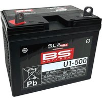 Image of 300899 - BS Battery SLA Max AGM Battery For Hytrack JOBBER 400 4X4 2011-2015 - Black