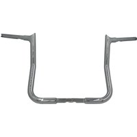 Image of 905013 - Fat Baggers Inc. 1-1/4" EZ Install Pointed Top Handlebar For Harley Davidson FLH 1868 2021 33 cm (13") - Chrome