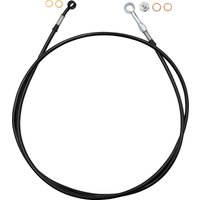 Image of 100063-B - Fat Baggers Inc. EZ Install Brake Hose For Harley Davidson FLHX 1923 2024-2026 - Black 160cm