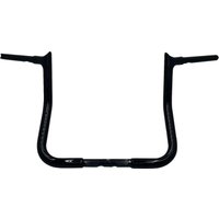 Image of 905013-B - Fat Baggers Inc. 1-1/4" EZ Install Pointed Top Handlebar For Harley Davidson FLH 1868 2021 33 cm (13") - Black