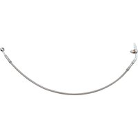 Image of 100020-35 - Fat Baggers Inc. Hydraulic Brake/Clutch Hose Extension For Harley Davidson FLHR 1584 2008 25.5 - 30.5cm (10" - 12") - Gloss/Silver