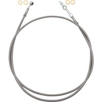 Image of 120060 - Fat Baggers Inc. EZ Install Brake Hose For Harley Davidson FLHR 1584 2008-2009 - Stainless Steel 152.5cm