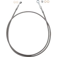 Image of 100067 - Fat Baggers Inc. EZ Install Brake Hose For Harley Davidson FLHX 1923 2024-2026 - Stainless Steel 170cm