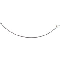 Image of 100020 - Fat Baggers Inc. Hydraulic Brake/Clutch Hose Extension For Harley Davidson FLH 1868 2021 25.5 - 30.5cm (10" - 12") - Gloss/Silver