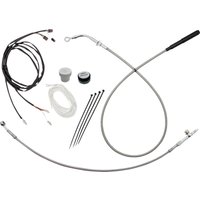 Image of 119012-C - Fat Baggers Inc. EZ Install Kit For Harley Davidson FLH 1868 2021 30.5cm (12") - Chrome