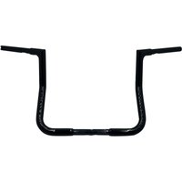 Image of 705013-B - Fat Baggers Inc. 1-1/4" EZ Install Flat Top Handlebar For Harley Davidson FLH 1868 2021 33 cm (13") - Black