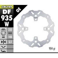 Image of DF935W - Galfer Fixed Wave Brake Disc For Triumph Tiger 660 2025 Rear