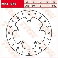 Image of MST398 - TRW Round Fixed Brake Disc 256mm For Honda VFR 750 F 1990-1997 Rear