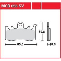 Image of MCB856SV - TRW SV Series Sintered Brake Pads For Benelli 752S 2020 Front