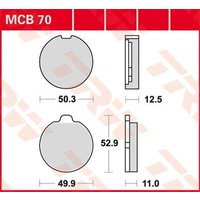 Image of MCB70 - TRW All Round Sintered Metal Brake Pads For Suzuki GS 400 1977-1978 Front