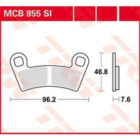 Image of MCB855SI - TRW SI Series Sintered Brake Pads For Polaris Scrambler 850 4X4 2024 Fit Front Or Rear