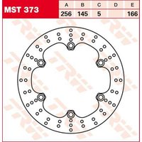 Image of MST373 - TRW Round Fixed Brake Disc 256mm For Honda CB 1100SF 2000-2003 Rear