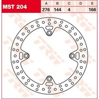 Image of MST204 - TRW Round Fixed Brake Disc 276mm For Honda XRV 750 1990-2003 Front