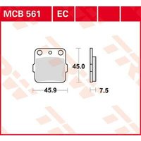 Image of MCB561 - TRW All Round Sintered Metal Brake Pads For Yamaha YFZ450 2004-2009 Rear