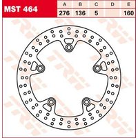 Image of MST464 - TRW Round Fixed Brake Disc 276mm For BMW R 1200 GS ABS 2013-2019 Rear