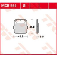 Image of MCB554SI - TRW SI Series Sintered Off-Road Brake Pads For Honda ATC250R 1982-1984 Front