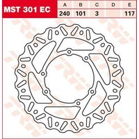 Image of MST301EC - TRW EC Cross Design Brake Disc For Honda CR125 1995-2007 Front