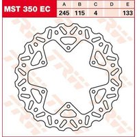 Image of MST350EC - TRW EC Cross Design Brake Disc For Yamaha WRF250 2002-2018 Rear
