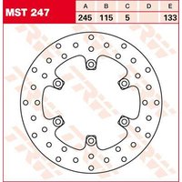 Image of MST247 - TRW Round Fixed Brake Disc 245mm For Laverda 650 Ghost 1996-1998 Rear