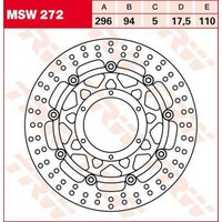 Image of MSW272 - TRW Round Floating Brake Disc For Honda CB300R 2018-2022 Front