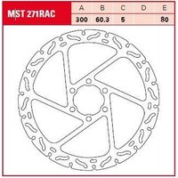Image of MST271RAC - TRW Contoured Fixed Brake Disc For KTM Duke 125 2013-2016 Front