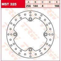 Image of MST325 - TRW Round Fixed Brake Disc 256mm For Honda XL1000V Varadero 1999-2002 Rear