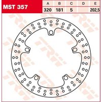 Image of MST357 - TRW Round Fixed Brake Disc For BMW F 800 GT ABS 2013-2020 Front