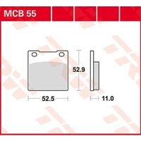 Image of MCB55 - TRW All Round Sintered Metal Brake Pads For Honda CB 250 N 1979-1981 Front