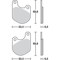Image of MCB511 - TRW All Round Sintered Metal Brake Pads For Harley Davidson FX 1200 1974-1979 Front