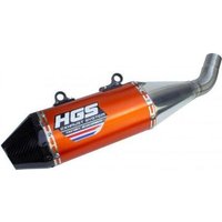 Image of XF-923-SCO - HGS Silencer For Husqvarna FC350 2023-2025 - Orange