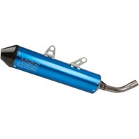 Image of XT-223-SCB - HGS Silencer With Carbon End Cap For Gas Gas MC250 2025 - Blue