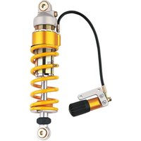 Image of BM 836 - Ohlins S46 Adventure Shock For BMW R 100 GS 1986-1996 Rear 495.00 mm (19.50") - Chrome/Yellow