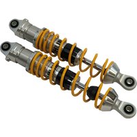 Image of HO 919 - Ohlins STX S36E Shock For Honda MSX125 2021-2025 Rear 334.00 mm (13.15") - Silver/Yellow