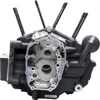 Image of 310-1326 - S&S Cycle M8 Softail Crankcase For Harley Davidson FLFBS 1868 2018-2024 - Matte Black