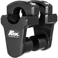 Image of 1R-P2PPK - Rox Speed FX Pivoting Handlebar Risers For 1-1/8" Bar Clamps For KTM Adventure 950 2003-2005 50.8mm (2") - Black